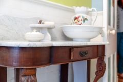 Marble Washstand in the Victorian Bathroom